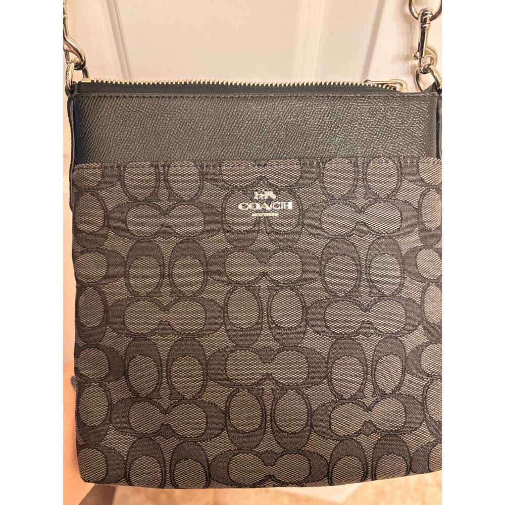 Coach black Kitt Messenger Crossbody bag